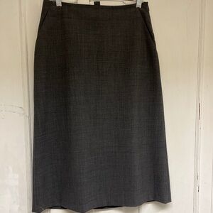 Club Monaco grey light wool skirt